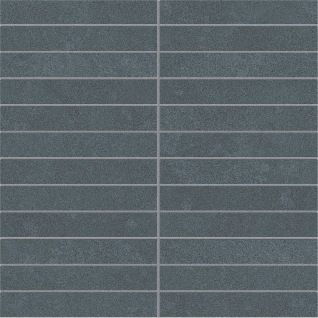 Emser Tile 12" x 12" Agio Rectified Matte 1x6" Stack Porcelain Mosaic