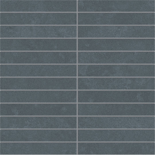 Emser Tile 12" x 12" Agio Rectified Matte 1x6" Stack Porcelain Mosaic