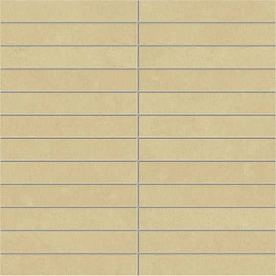 Emser Tile 12" x 12" Agio Rectified Matte 1x6" Stack Porcelain Mosaic
