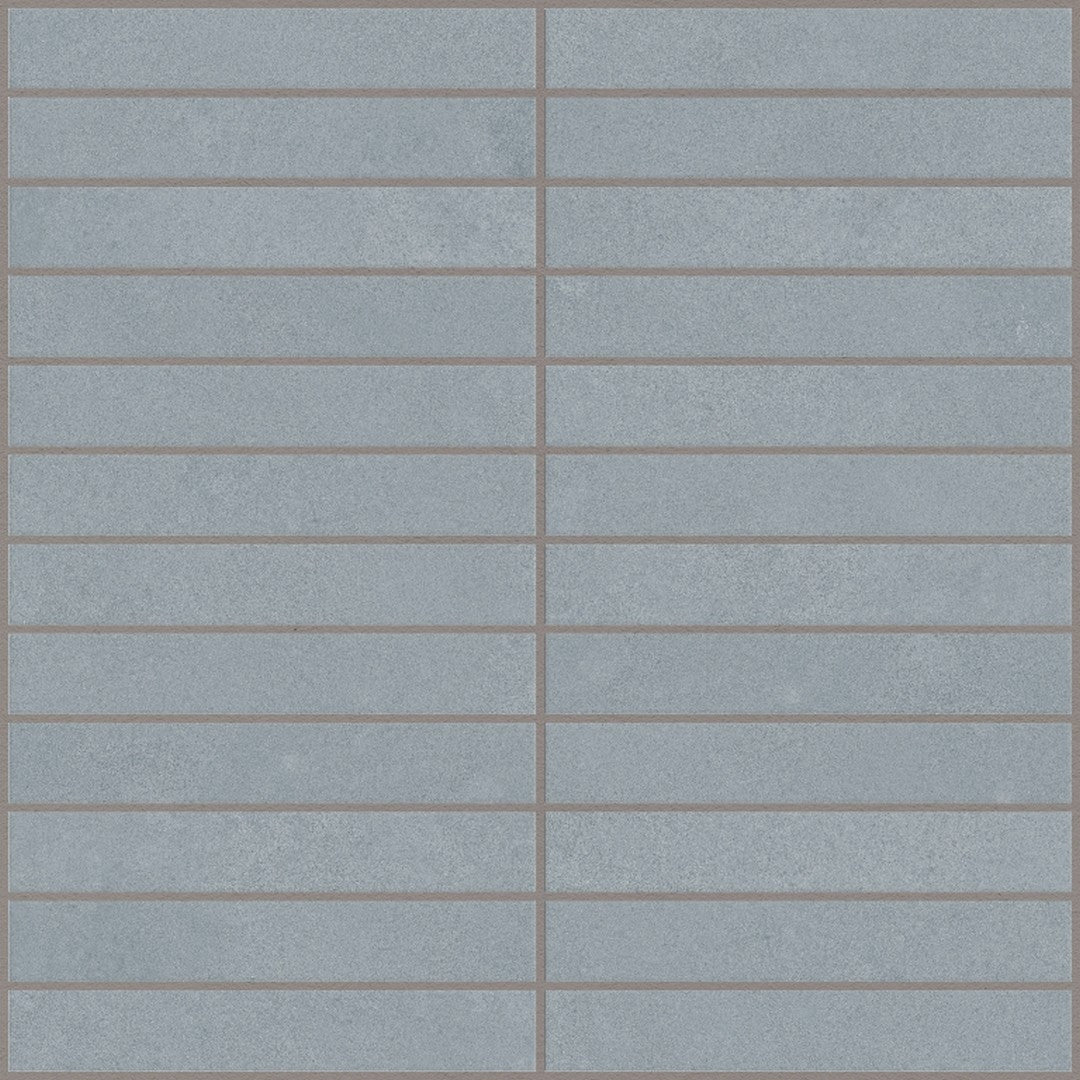 Emser-Agio-12-x-12-Rectified-Matte-1x6-Stack-Porcelain-Mosaic-Turchi