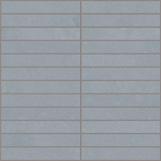 Emser-Agio-12-x-12-Rectified-Matte-1x6-Stack-Porcelain-Mosaic-Turchi