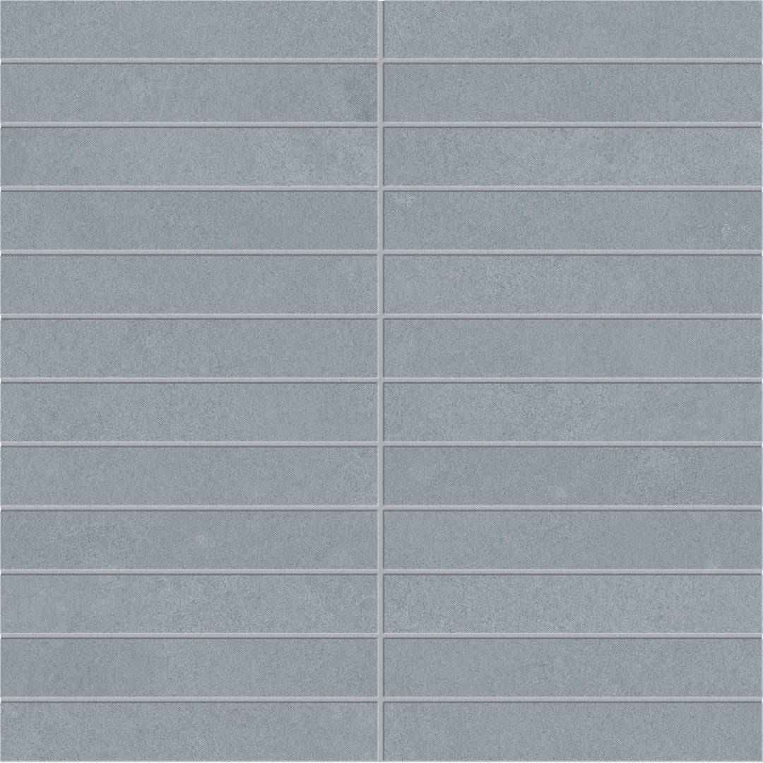 Emser Tile 12" x 12" Agio Rectified Matte 1x6" Stack Porcelain Mosaic