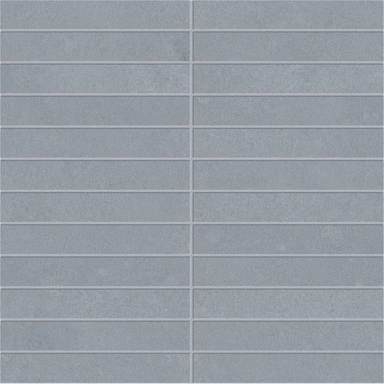Emser Tile 12" x 12" Agio Rectified Matte 1x6" Stack Porcelain Mosaic