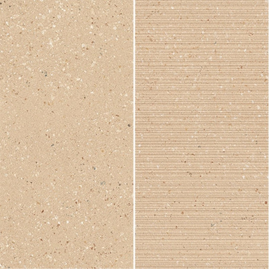 Emser 12" x 12" Milzetti Rectified Textured 6x12" Stacked Porcelain Mosaic