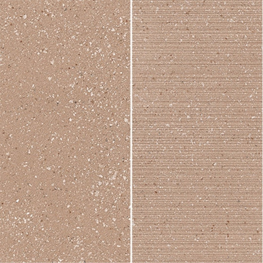 Emser 12" x 12" Milzetti Rectified Textured 6x12" Stacked Porcelain Mosaic
