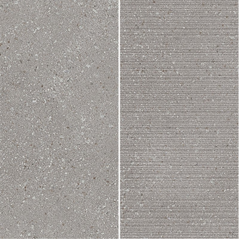 Emser 12" x 12" Milzetti Rectified Textured 6x12" Stacked Porcelain Mosaic