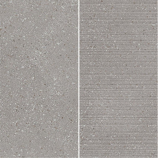 Emser 12" x 12" Milzetti Rectified Textured 6x12" Stacked Porcelain Mosaic