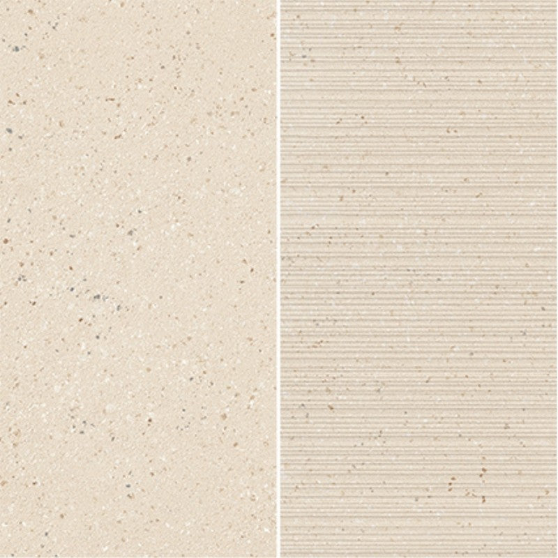 Emser 12" x 12" Milzetti Rectified Textured 6x12" Stacked Porcelain Mosaic
