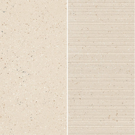 Emser 12" x 12" Milzetti Rectified Textured 6x12" Stacked Porcelain Mosaic