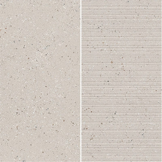 Emser 12" x 12" Milzetti Rectified Textured 6x12" Stacked Porcelain Mosaic