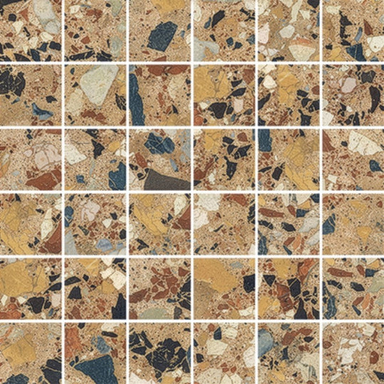Emser 12" x 12" Milzetti Rectified Polished Porcelain 2" Mosaic