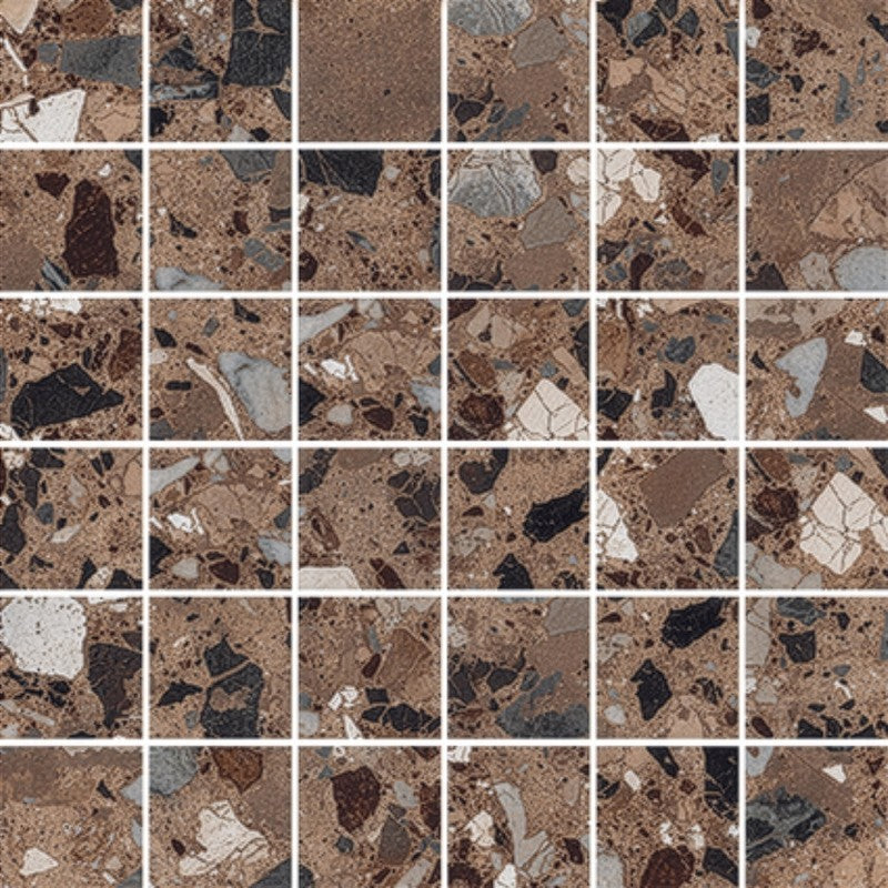Emser 12" x 12" Milzetti Rectified Brushed Porcelain 2" Mosaic