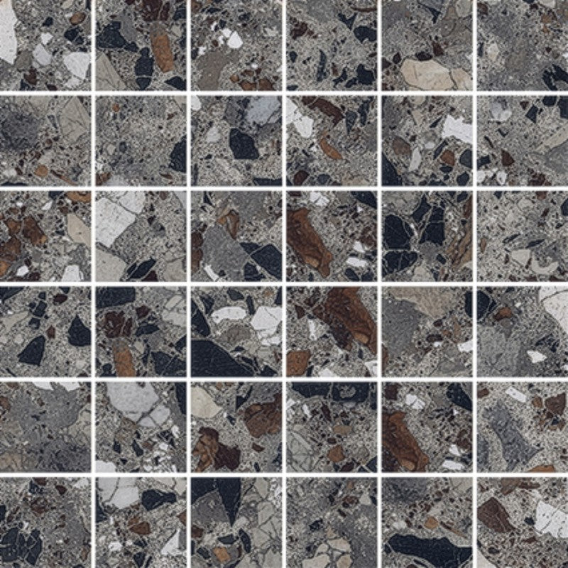Emser 12" x 12" Milzetti Rectified Brushed Porcelain 2" Mosaic