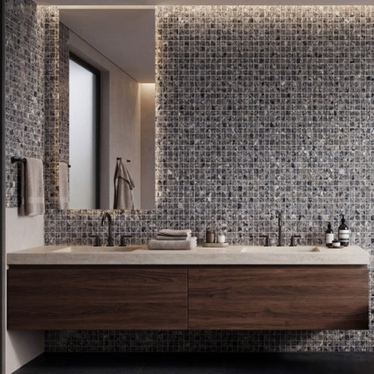 Emser-12-x-12-Milzetti-Rectified-Polished-Porcelain-2-Mosaic-Pebble-Dark