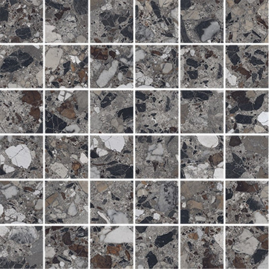 Emser 12" x 12" Milzetti Rectified Polished Porcelain 2" Mosaic