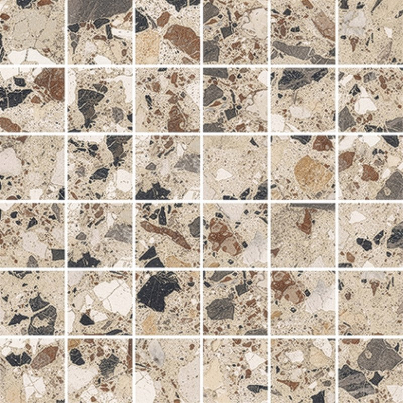 Emser 12" x 12" Milzetti Rectified Brushed Porcelain 2" Mosaic