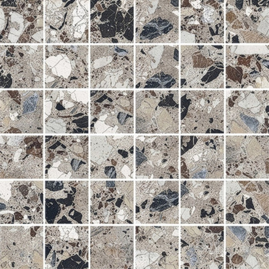 Emser 12" x 12" Milzetti Rectified Brushed Porcelain 2" Mosaic