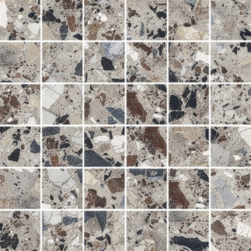 Emser 12" x 12" Milzetti Rectified Polished Porcelain 2" Mosaic