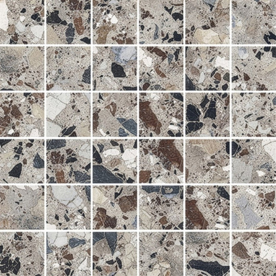 Emser 12" x 12" Milzetti Rectified Polished Porcelain 2" Mosaic