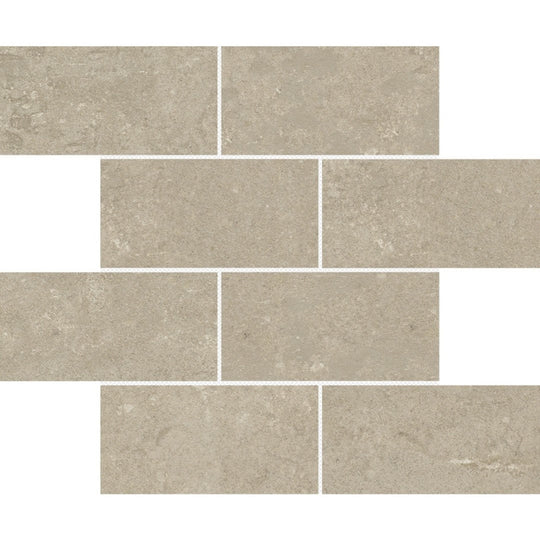 Emser 12" x 12" Perenne Matte 3x6" Offset Porcelain Mosaic