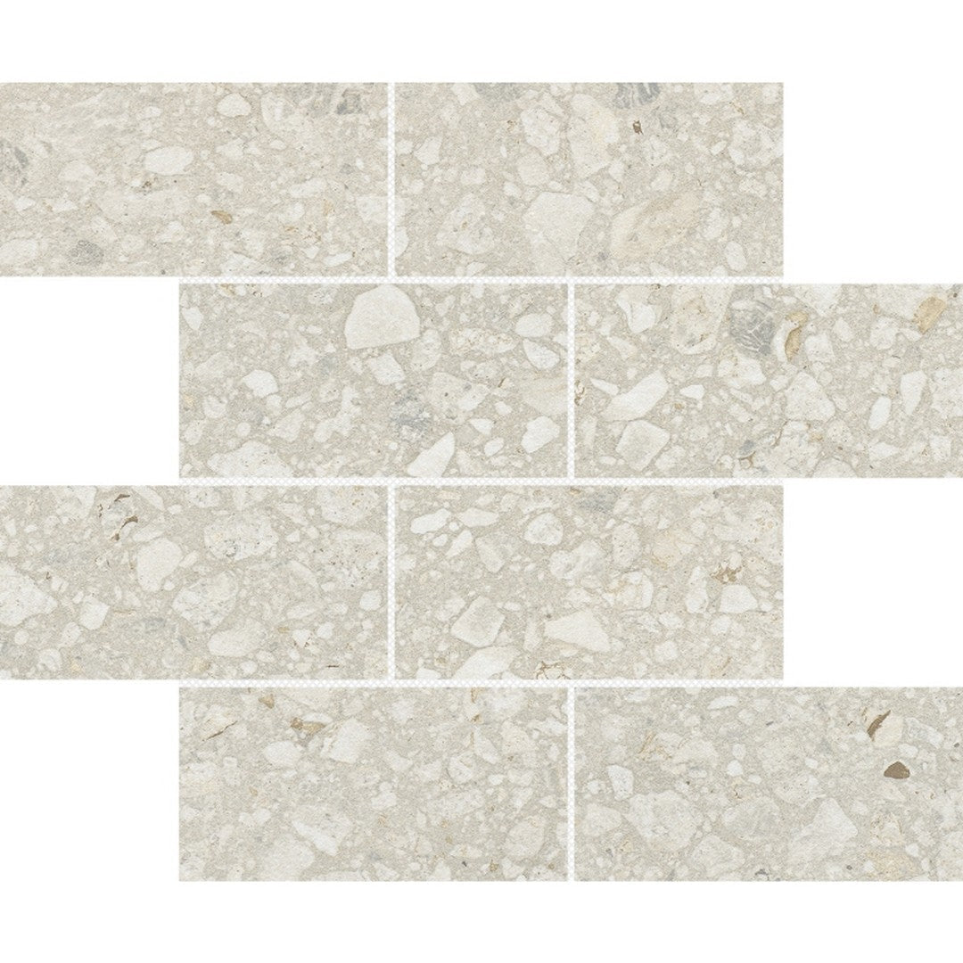 Emser 12" x 12" Perenne Matte 3x6" Offset Porcelain Mosaic