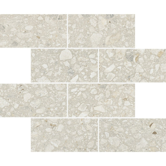 Emser 12" x 12" Perenne Matte 3x6" Offset Porcelain Mosaic