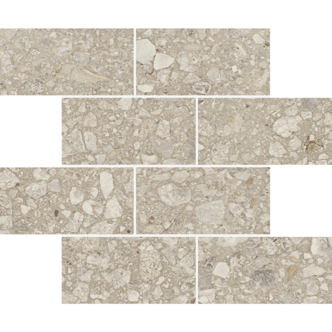 Emser 12" x 12" Perenne Matte 3x6" Offset Porcelain Mosaic