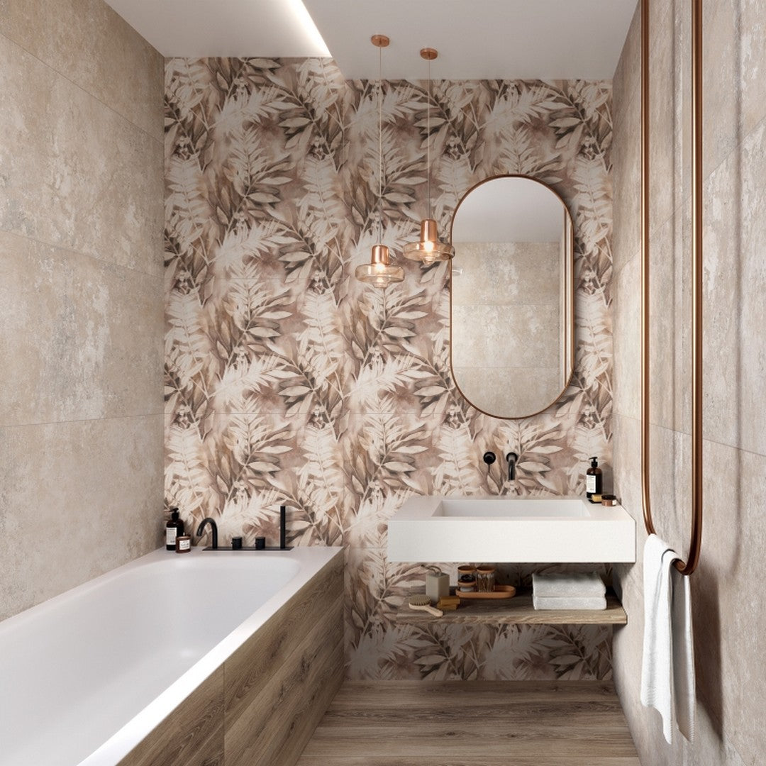 Emser-23-x-47-Piante-Rectified-Matte-Deco-Porcelain-Wall-Tile-Desert