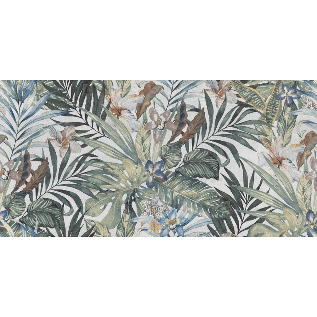 Emser 23" x 47" Piante Rectified Matte Deco Porcelain Wall Tile