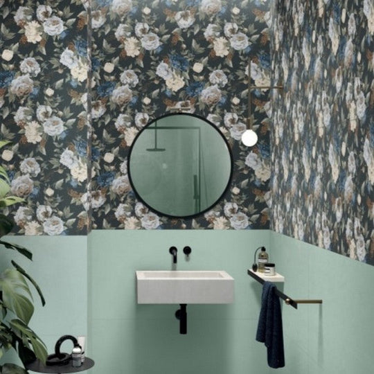 Emser-23-x-47-Piante-Rectified-Matte-Deco-Porcelain-Wall-Tile-Romantic