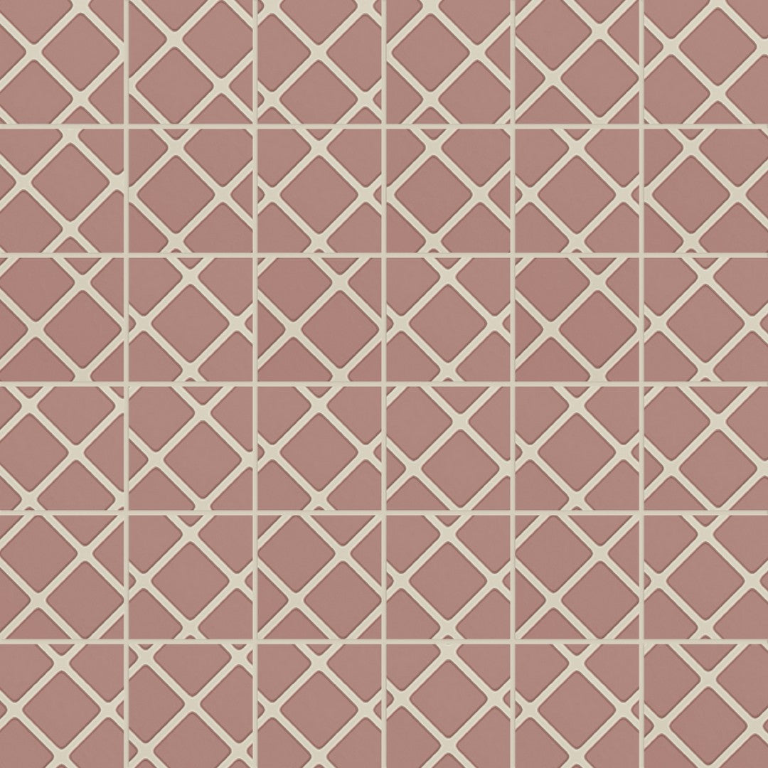 Emser 12" x 12" Vectora Rectified Glossy Porcelain 2" Mosaic