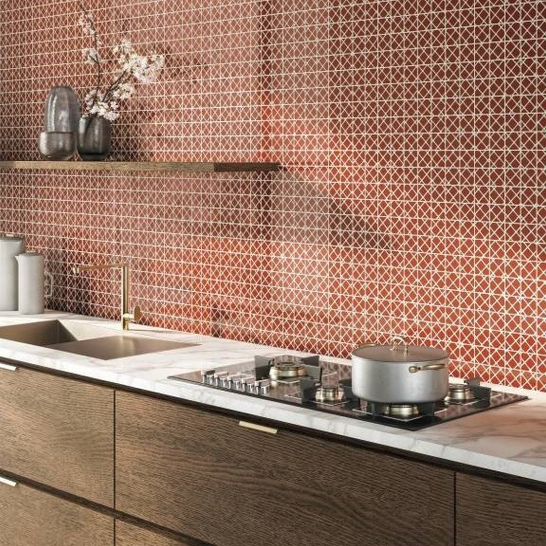 Emser-12-x-12-Vectora-Rectified-Glossy-Porcelain-2-Mosaic-Ruby
