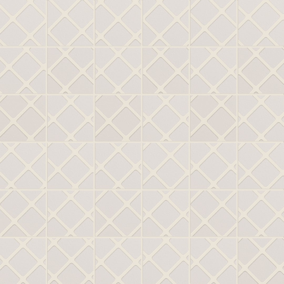 Emser 12" x 12" Vectora Rectified Glossy Porcelain 2" Mosaic