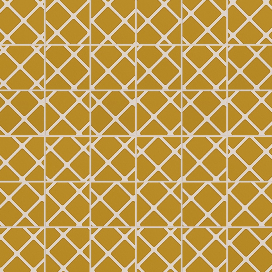 Emser 12" x 12" Vectora Rectified Glossy Porcelain 2" Mosaic