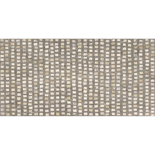 Emser 24" x 47" Vero Rectified Satin Grid Porcelain Wall Tile