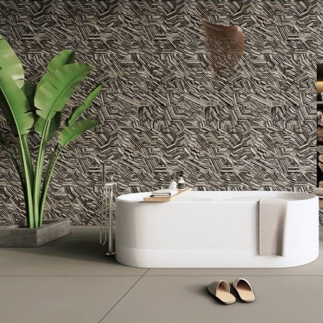 Emser-47-x-109-Zambia-Rectified-Glossy-Deco-Thin-Porcelain-Tile-Snake