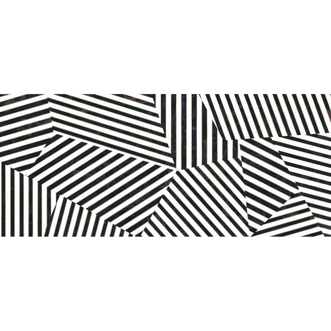 Emser 47" x 109" Zambia Rectified Glossy Deco Thin Porcelain Tile