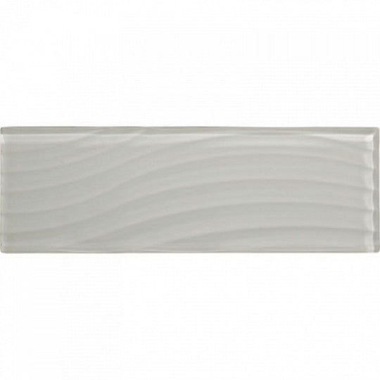 American Olean Color Appeal Abstracts Textured 4" x 12" Glass Wavy Tile