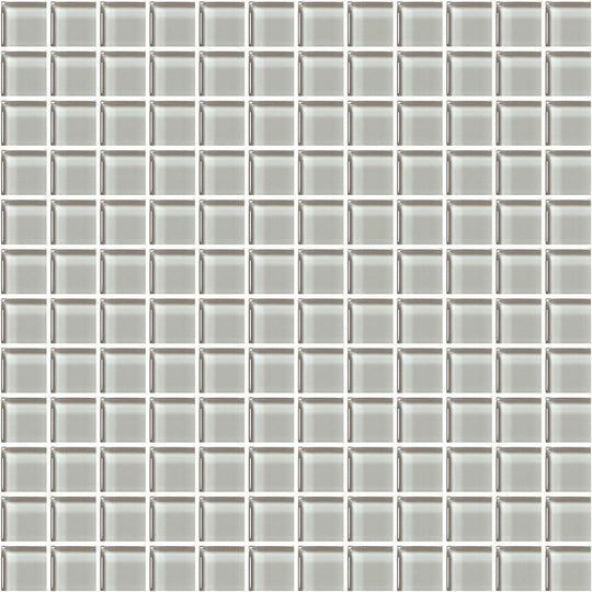 American Olean Color Appeal Glossy 12" x 12" Glass Mainstram Mosaic