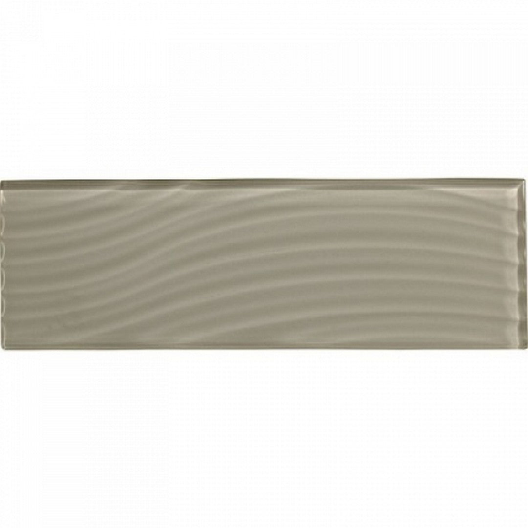 American Olean Color Appeal Abstracts Textured 4" x 12" Glass Wavy Tile