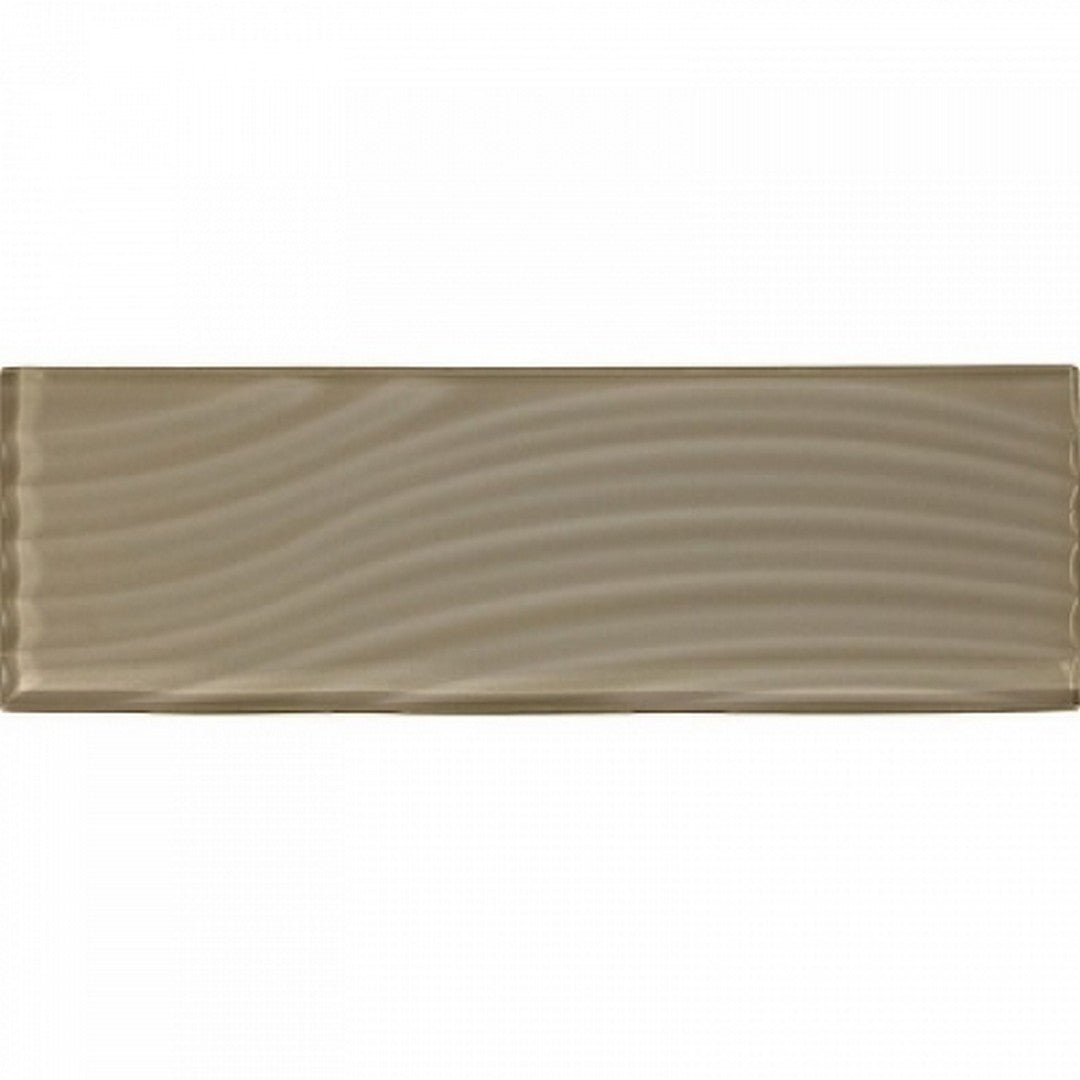 American Olean Color Appeal Abstracts Textured 4" x 12" Glass Wavy Tile