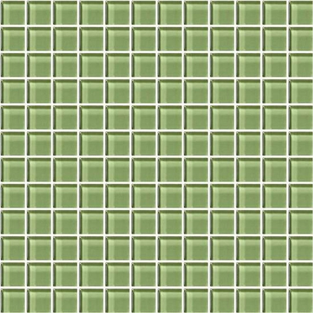 American Olean Color Appeal Glossy 12" x 12" Glass Mainstram Mosaic