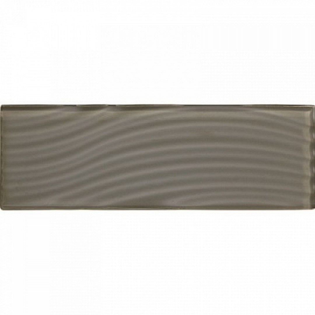 American Olean Color Appeal Abstracts Textured 4" x 12" Glass Wavy Tile