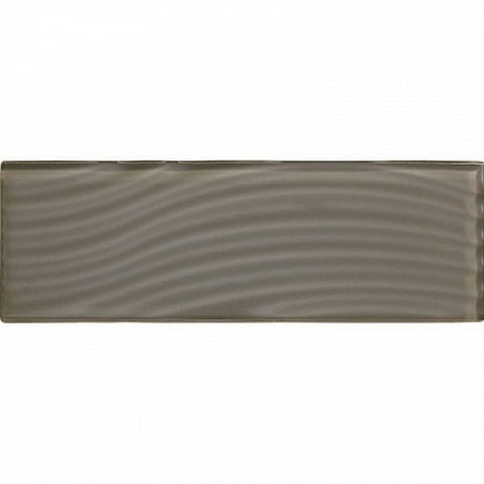 American Olean Color Appeal Abstracts Textured 4" x 12" Glass Wavy Tile