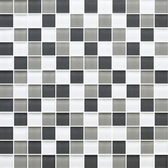 American Olean Color Appeal Glossy 12" x 12" Glass Blends Mosaic