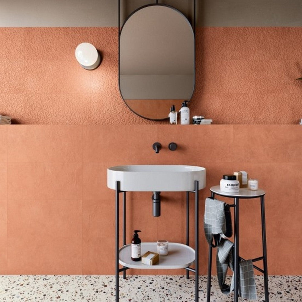 Emser-Claytone-12-x-24-Rectified-Matte-Groove-Porcelain-Tile-Coral