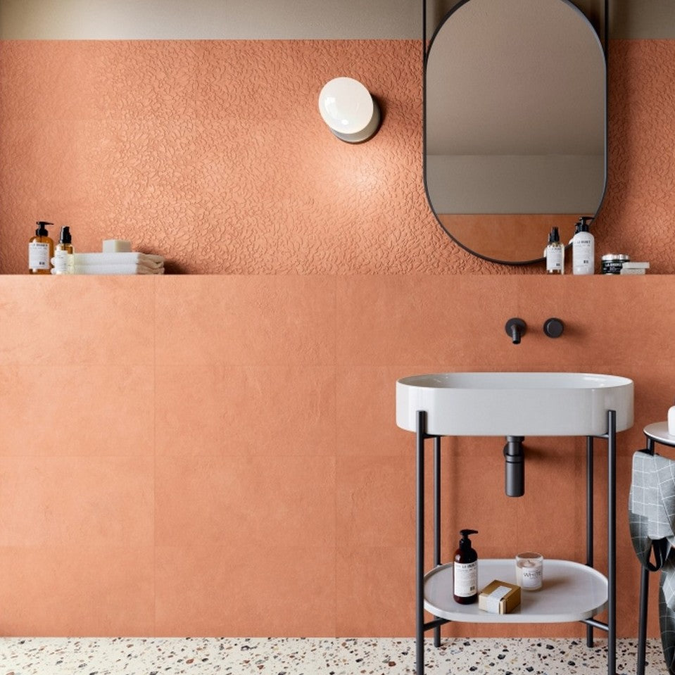Emser-Claytone-24-x-24-Rectified-Matte-Groove-Porcelain-Tile-Coral