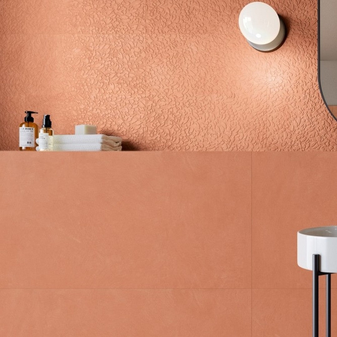 Emser-Claytone-24-x-24-Rectified-Matte-Groove-Porcelain-Tile-Coral