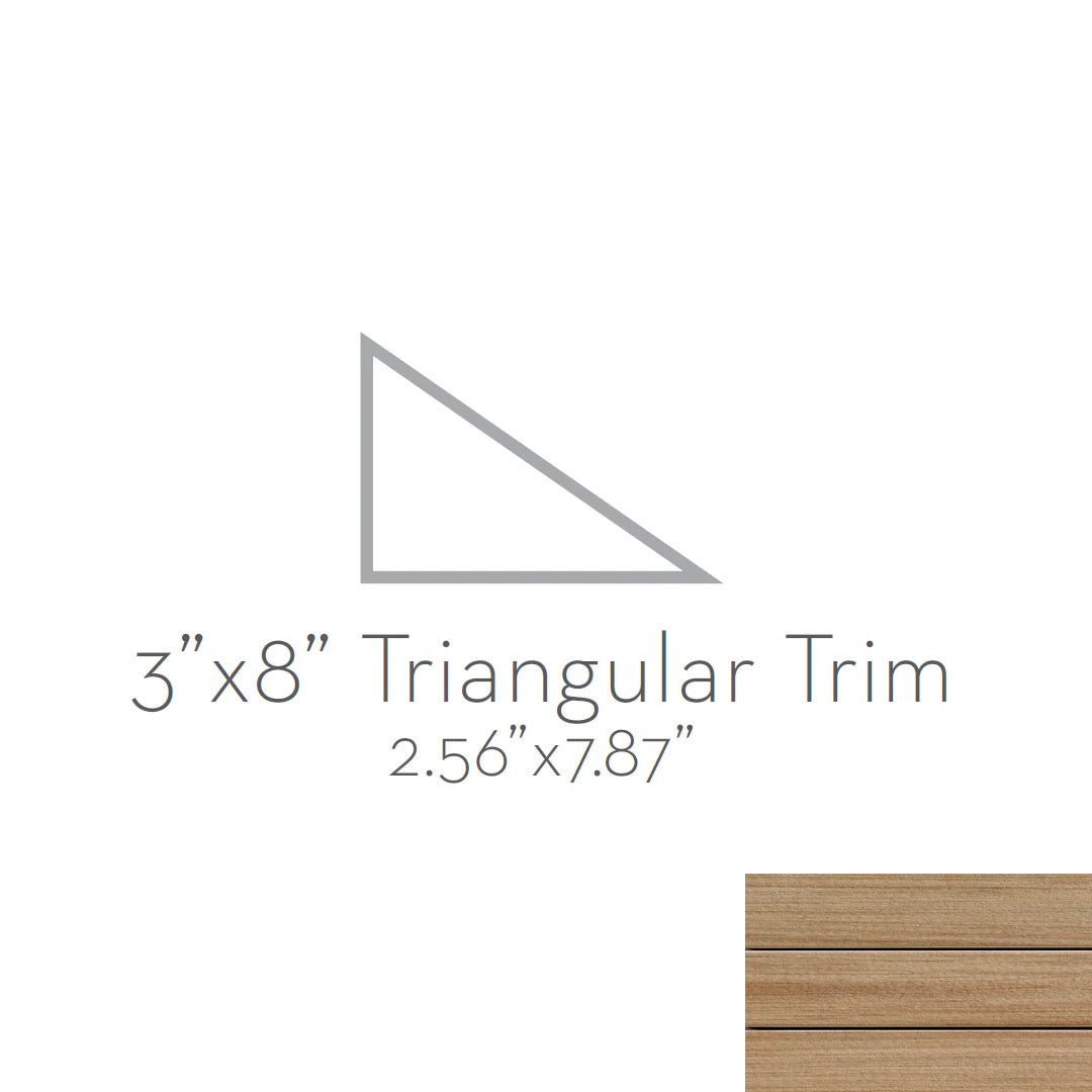 Emser Radiant 3" x 8" Matte Porcelain Angle Trim