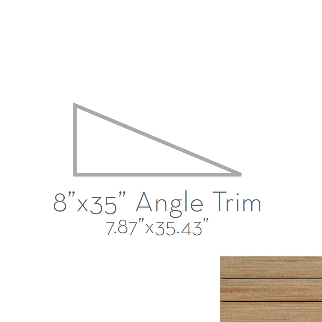 Emser Radiant 8" x 35" Matte Porcelain Angle Trim